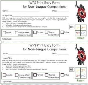 Competition Entry Forms Updated