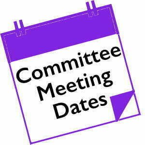 Committee Meeting dates 2021-22